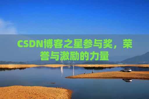 CSDN博客之星参与奖，荣誉与激励的力量